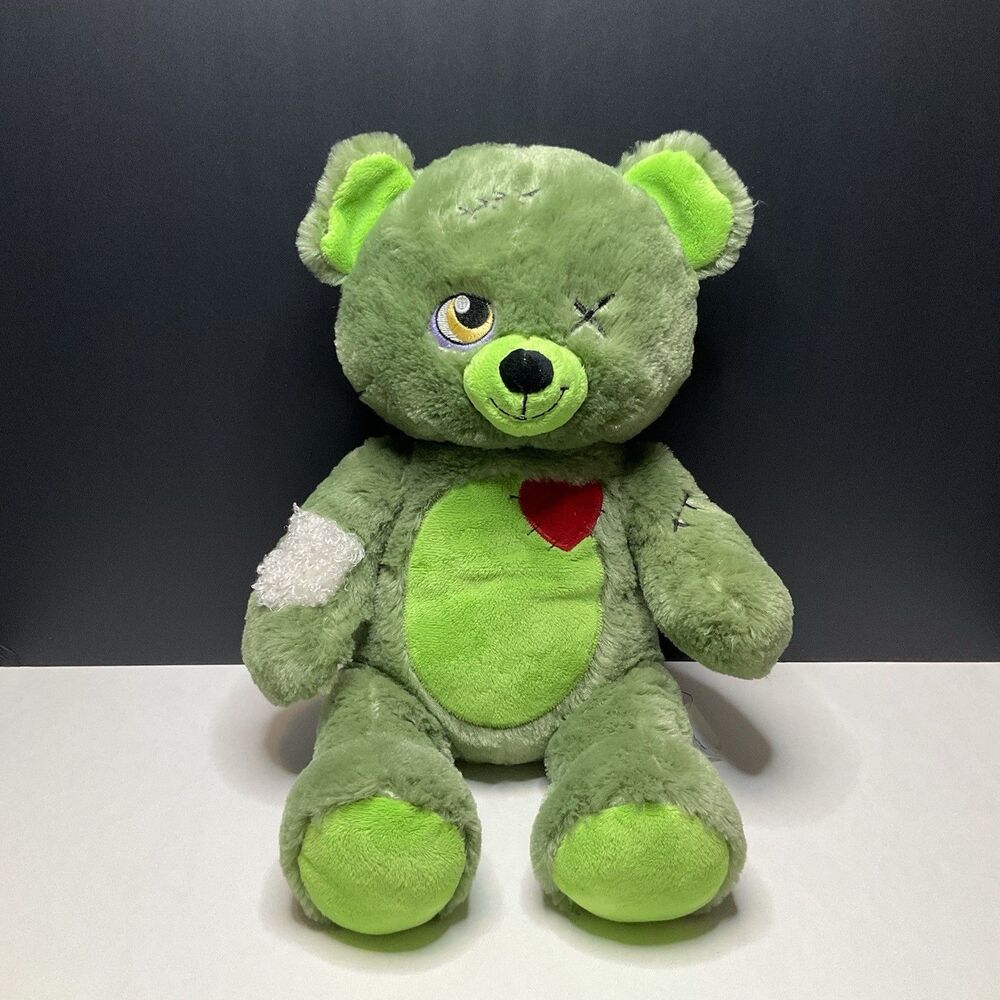 Build a Bear Halloween Zombear Zombie Teddy Bear 25th Anniversary Plush 16"